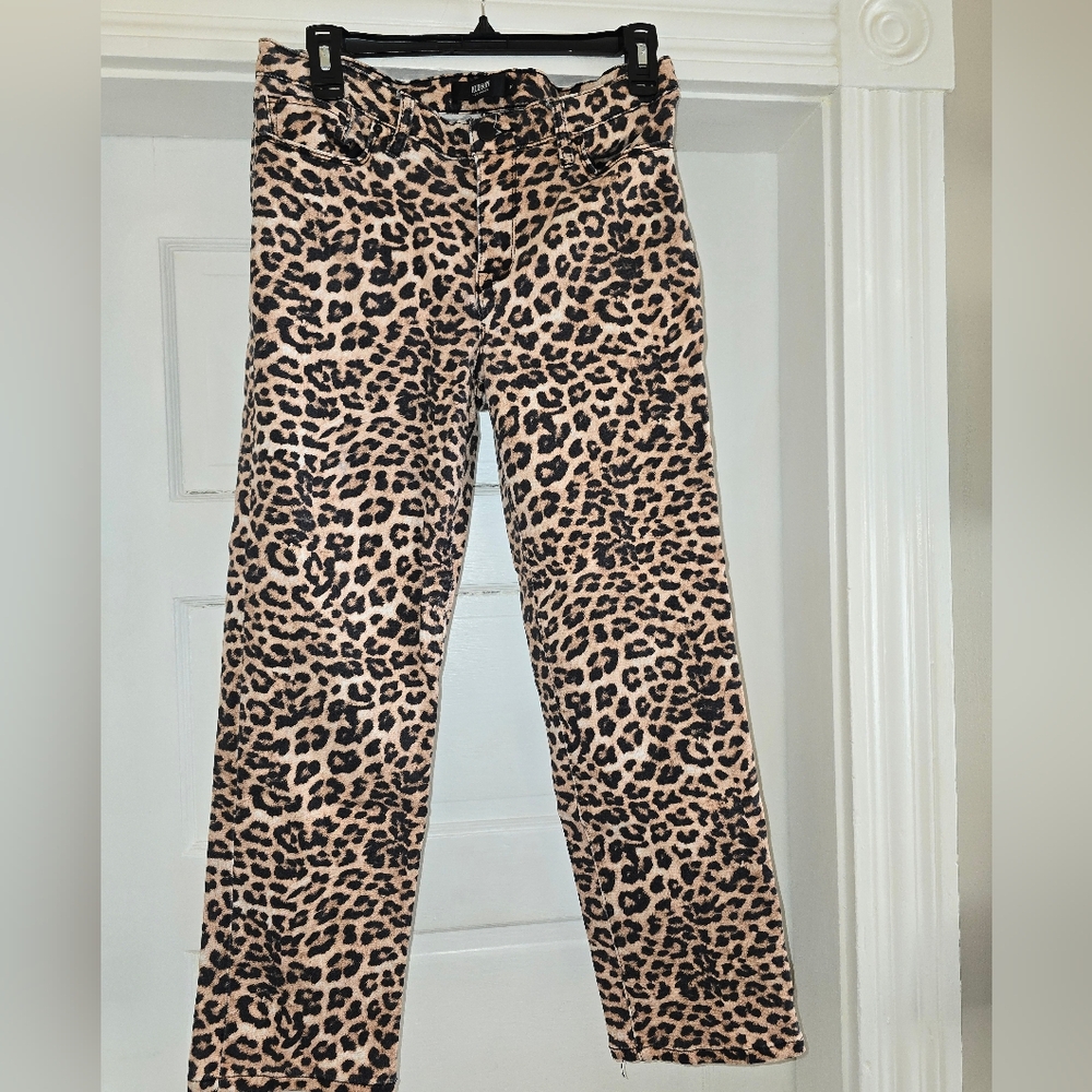 Leopard jeans